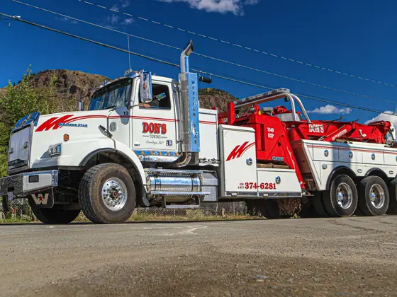 Side profile of a Don's tri-axle heavy rotator